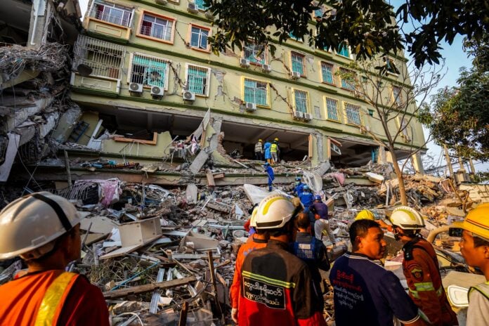 Giáo hội tại Myanmar liên đới với nạn nhân của động đất